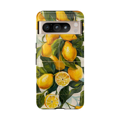 Mediterranean Lemon Italian Tile iPhone 14 Case