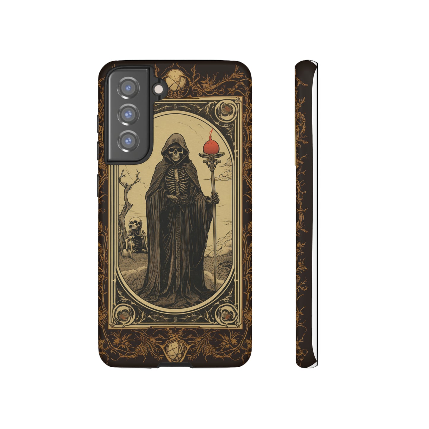 Death's Embrace: The Reaper Tarot Card