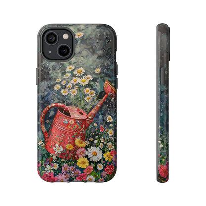 Flowers and Watering Can Floral Oil Painting Phone Case