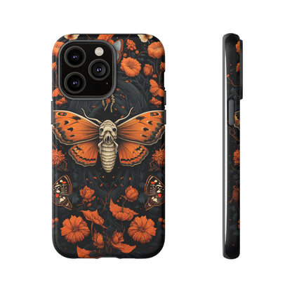 Eerie Elegance Halloween Goth Moth Phone Cover