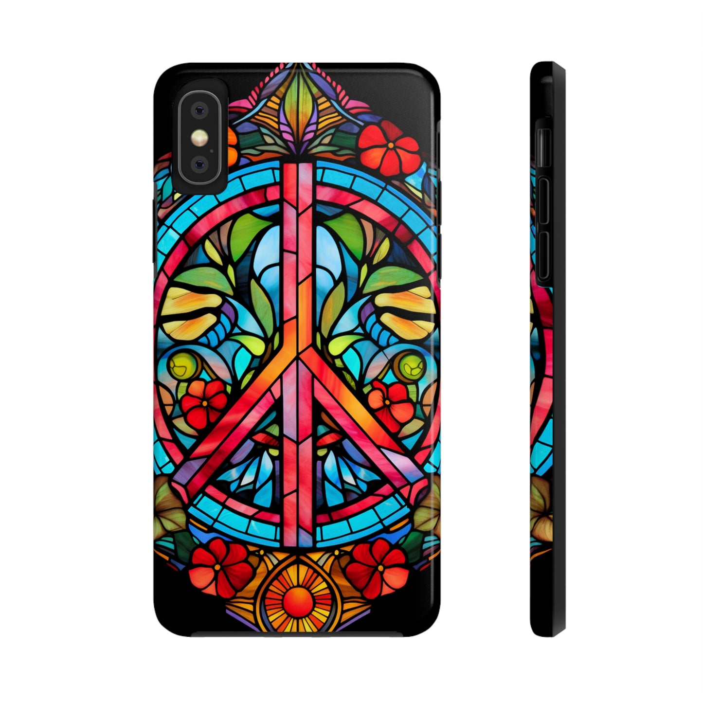 Peace Stained Glass iPhone Case