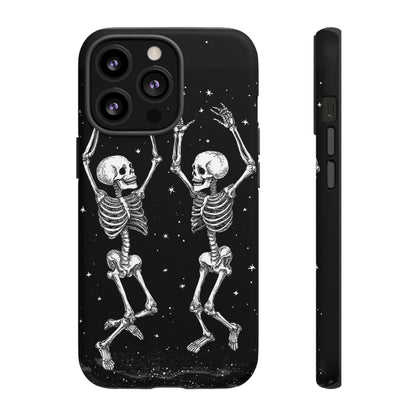 Halloween Dancing Skeletons iPhone Case