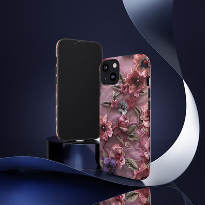 Coquette Aesthetic Floral Art Phone Case