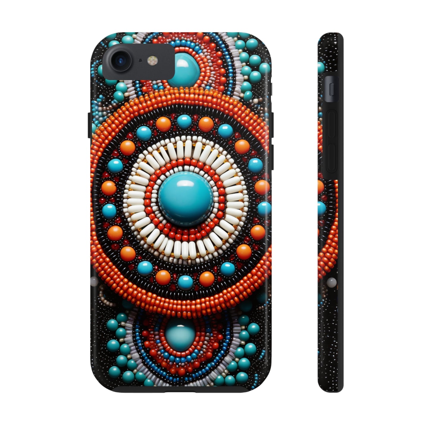 Native American Beadwork iPhone Case | Embrace Traditional Craftsmanship with Artistic Elegance