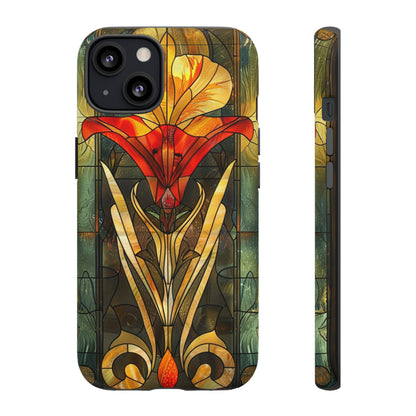 Art Deco Stained Glass floral Phone Case