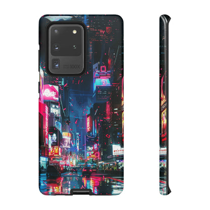 Cyberpunk Tokyo Cityscape Phone Case