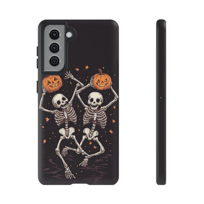 Dancing Skeletons with Jack-o'-Lanterns Phone Cover