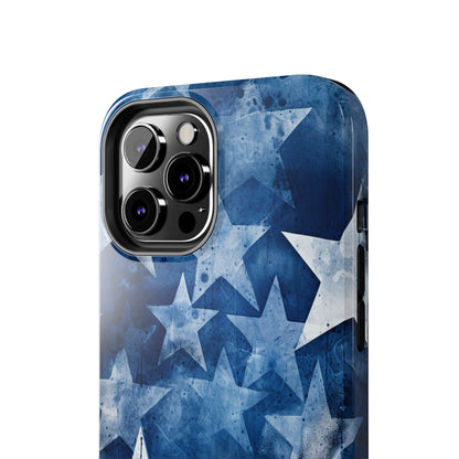 Starry Nights: Denim Dreams | Celestial Star-Patterned iPhone Case