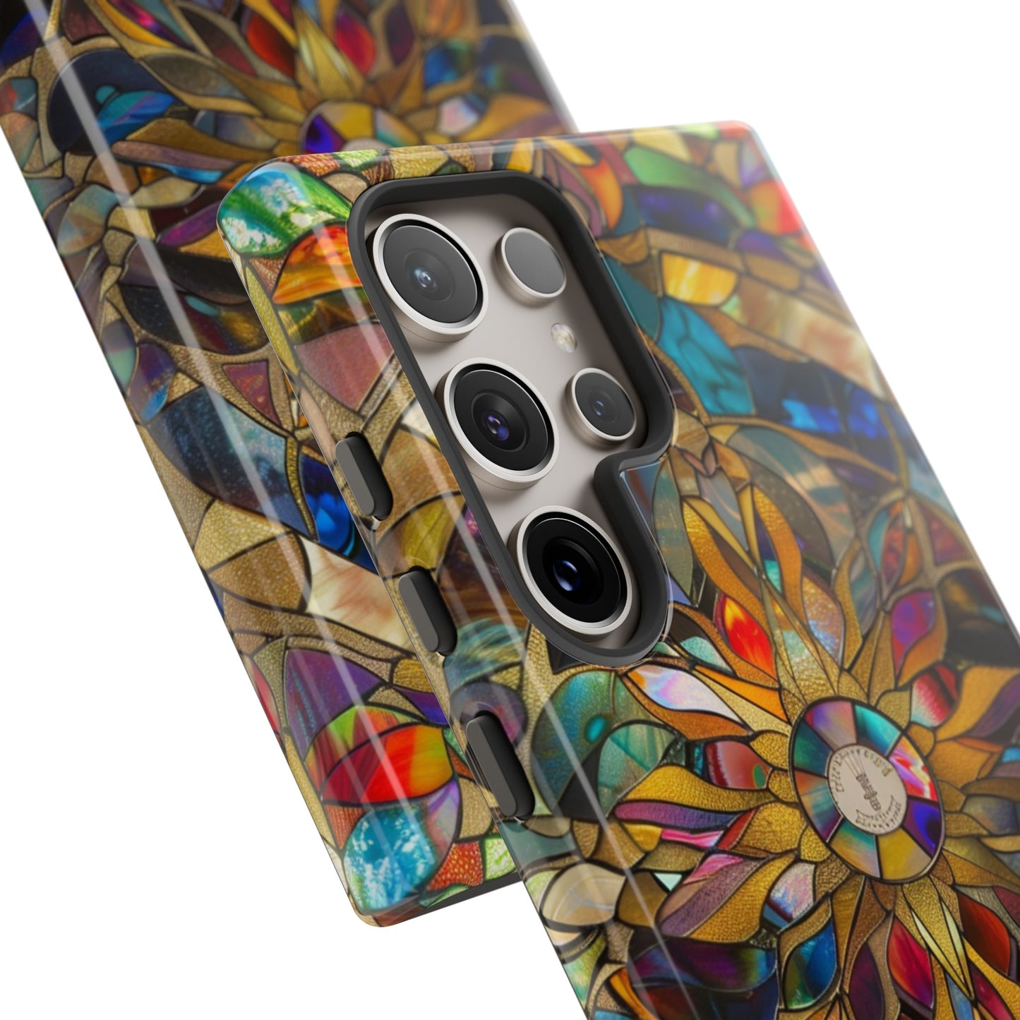 Vibrant mandala design cover for Samsung Galaxy S24