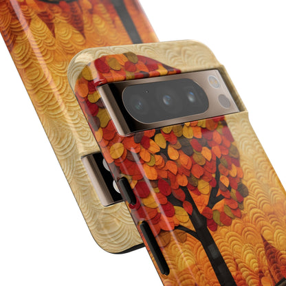 Autumn iPhone Case, Forest Embroidered Style Phone Case