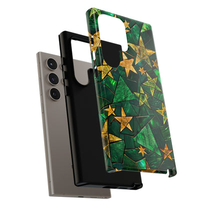 Green Celestial Stained Glass Mosaic Phone Case