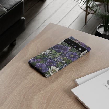 Floral Sage Purple Wildflower Phone Case