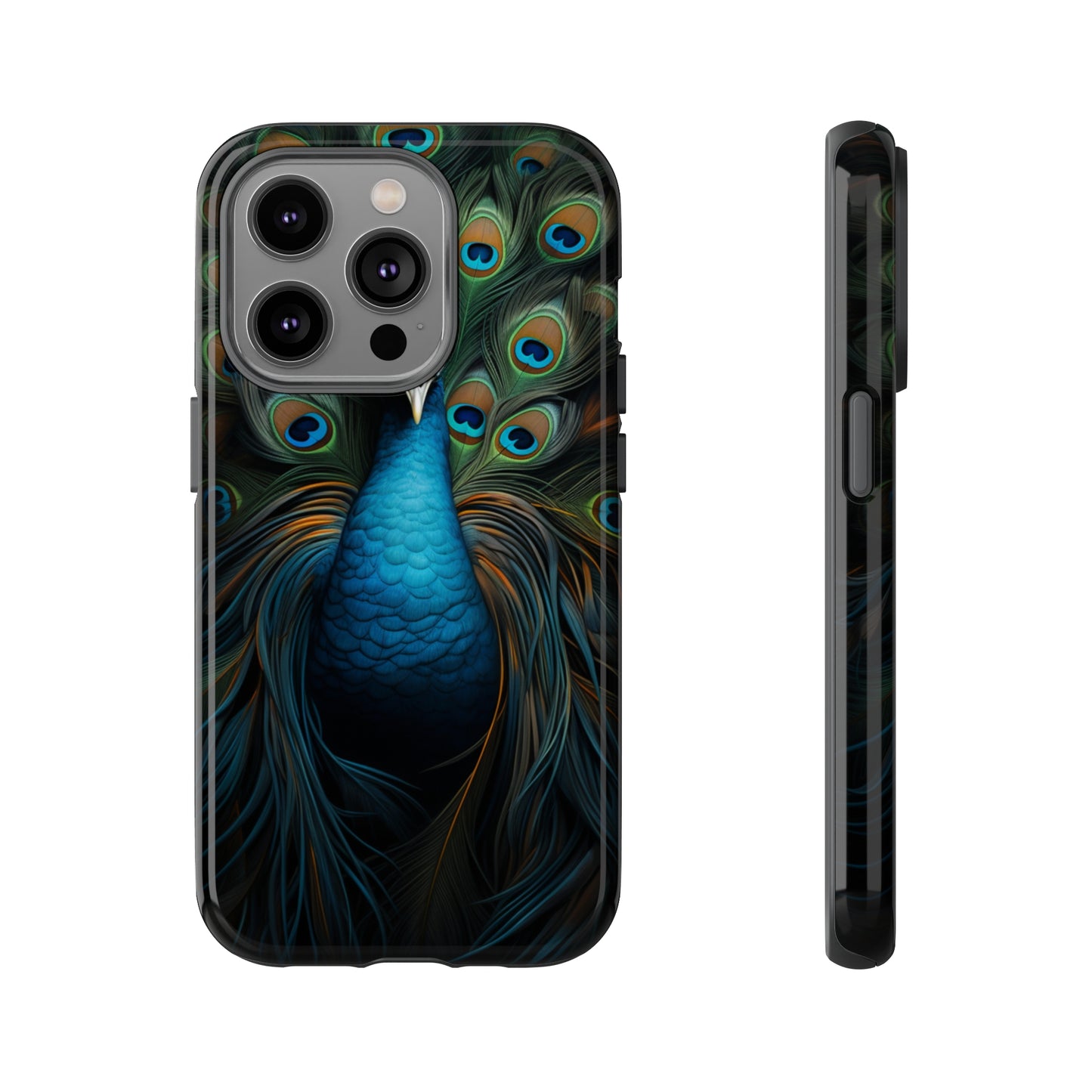 Peacock Feathers iPhone Case - A Timeless Symbol of Elegance for Google Pixel, iPhone, and Samsung Cases