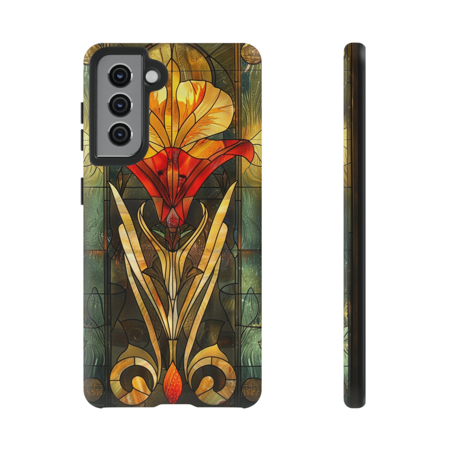 Art Deco Stained Glass floral Phone Case