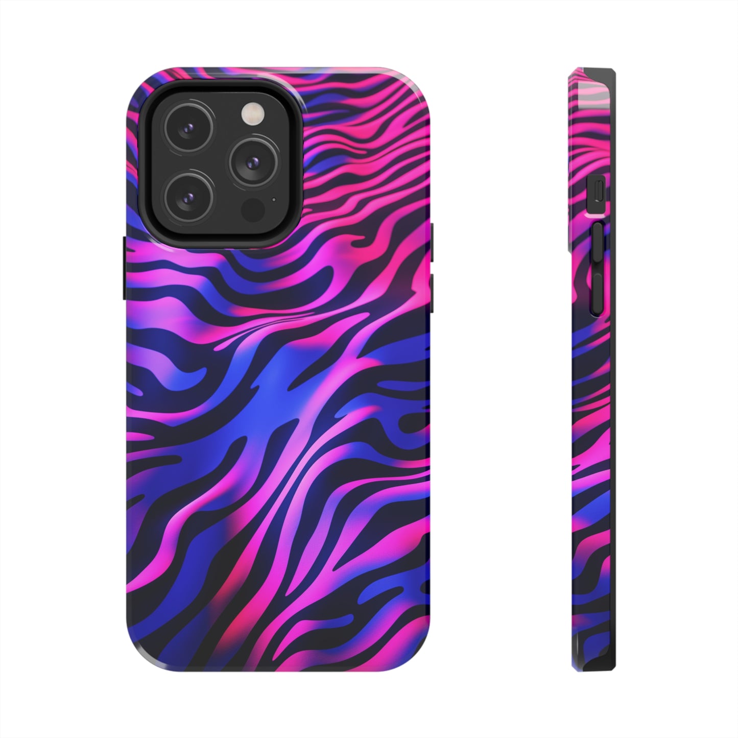 Wild Illusion: Trippy Tiger Stripes Mystique | Dynamic iPhone Case