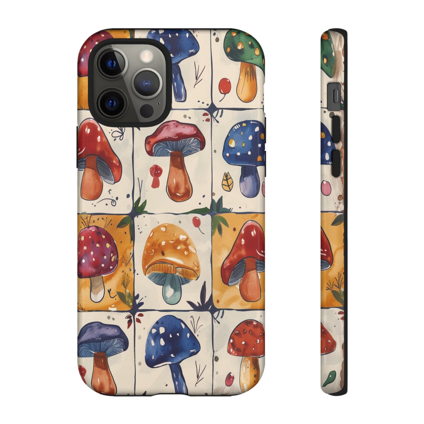 Trippy Magic Mushroom Toadstools Phone Case