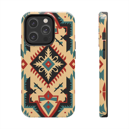 Native American Santa Fe Style Abstract iPhone Case