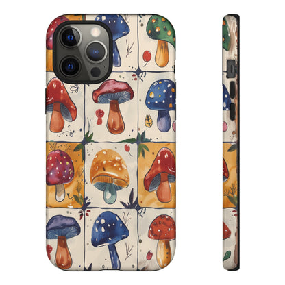 Trippy Magic Mushroom Toadstools Phone Case