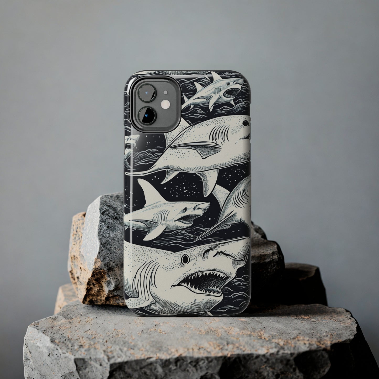 Shark Design | Swimming with the Sharks Aquatic Adventure iPhone 13 Case