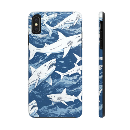 Shark Design: Dive into the Depths with an Aquatic Adventure iPhone Case