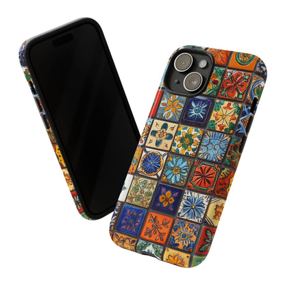 Mexican Talavera Tile Phone Case – Embrace the Vibrant Culture of Mexico, iPhone 15 Case