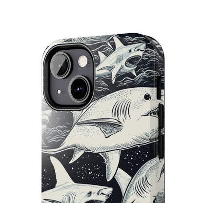 Shark Design | Swimming with the Sharks Aquatic Adventure iPhone 13 Case