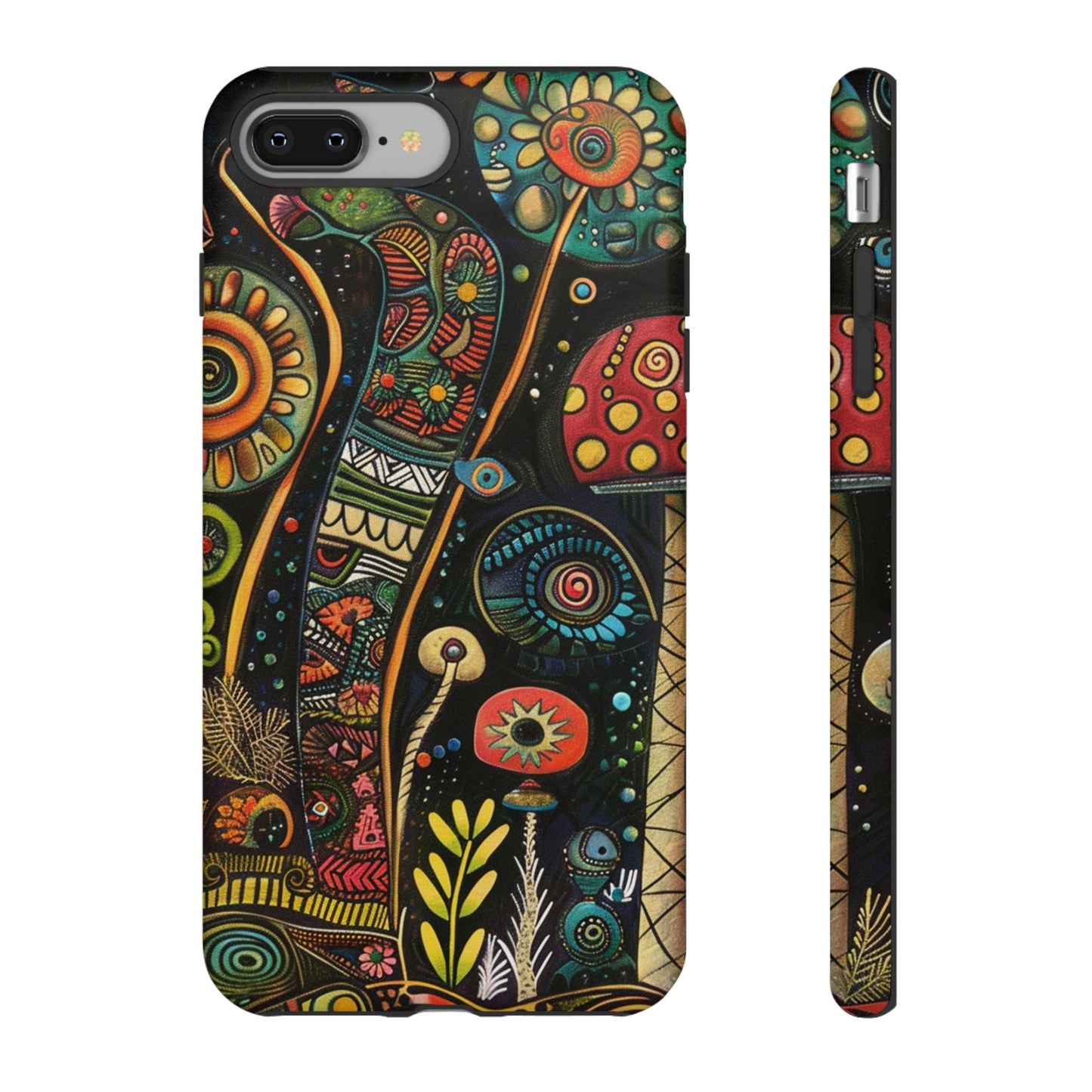 Retro 1960s Psychedelic Flowers Phone Case