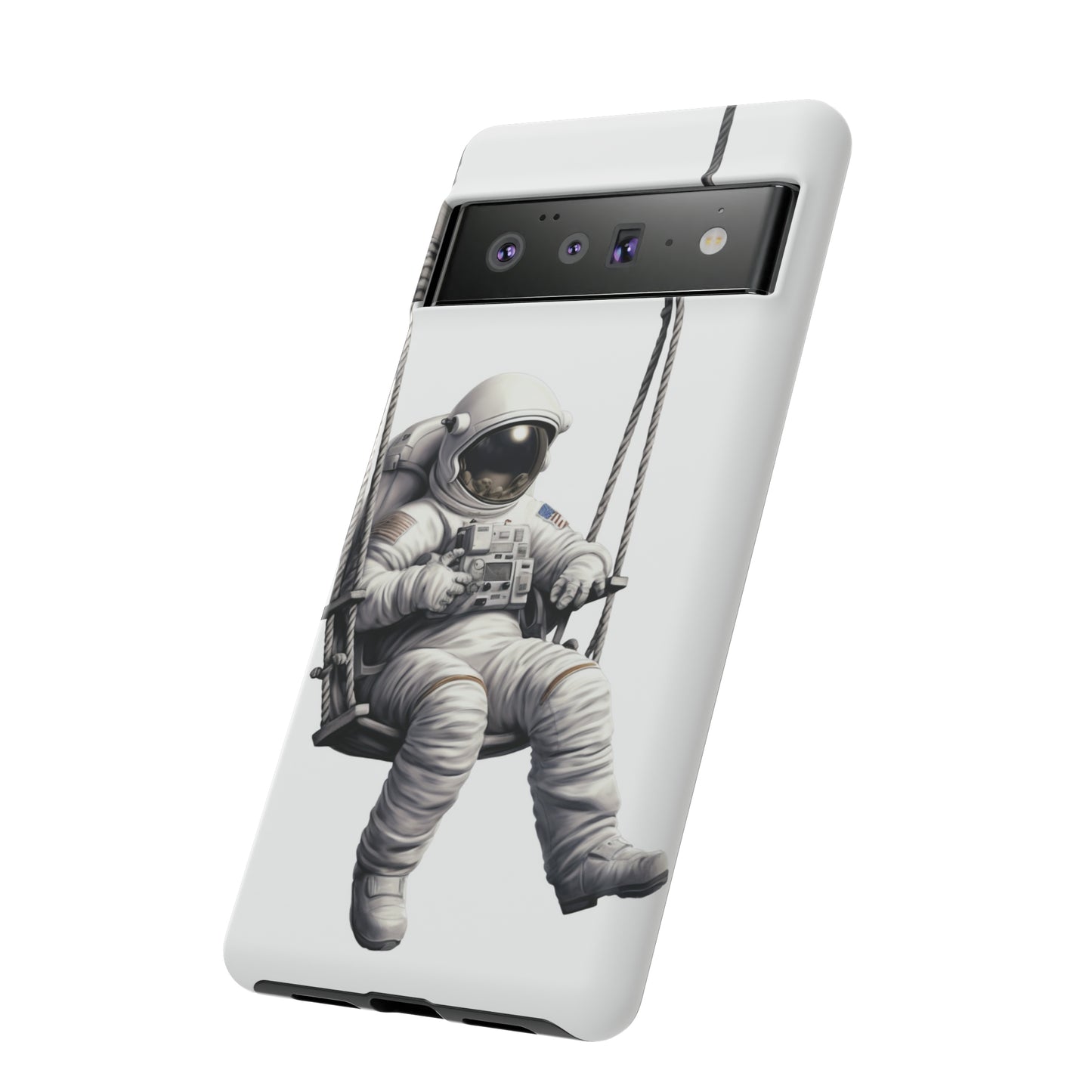 Astronaut on a Swing Phone Case