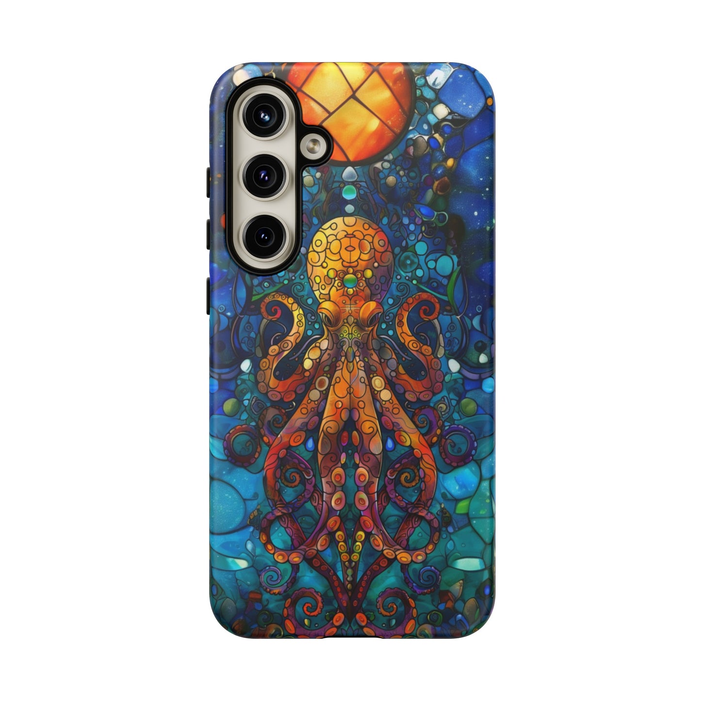 Octopus Stained Glass Undersea Magic Phone Case