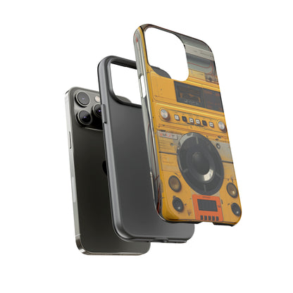 Cyberpunk Techno Gadget Walkman: Premium Phone Tough Case for iPhone, Samsung Galaxy, and Google Pixel