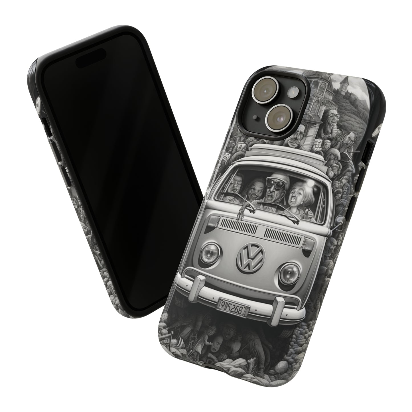 Vintage VW Camper Van iPhone Case