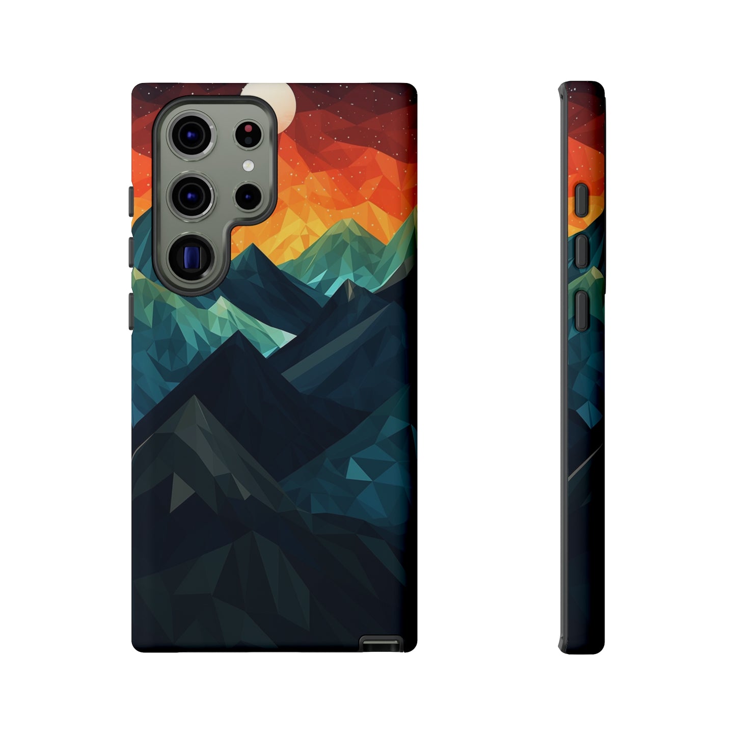 Mountain Abstract Tough Case | Embrace Nature's Beauty with a Durable Phone Case