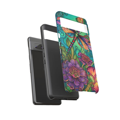 Art Nouveau Dragonfly - A Timeless Symbol of Elegance for Google Pixel, iPhone, and Samsung Cases