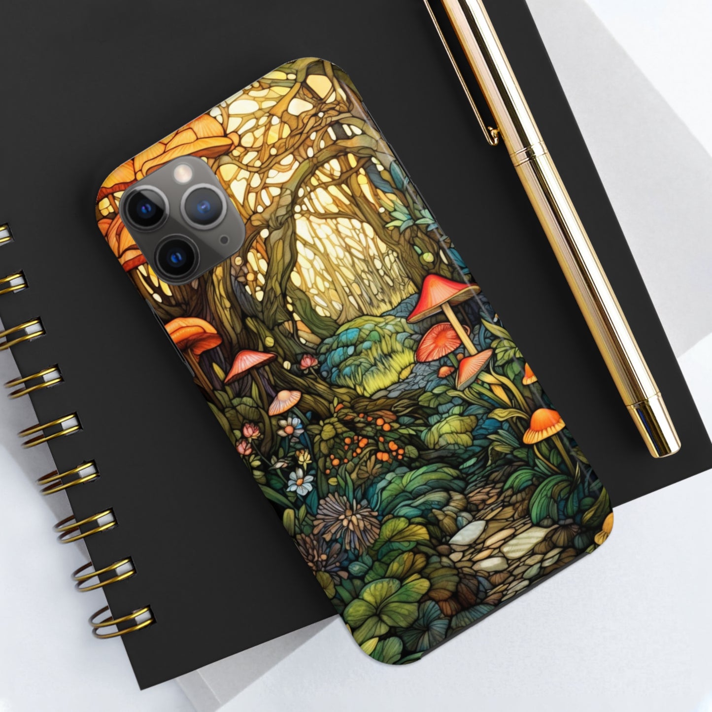 Magic Mushroom Boho Vibe iPhone Tough Case | Embrace the Enchantment of Nature with Durable Style