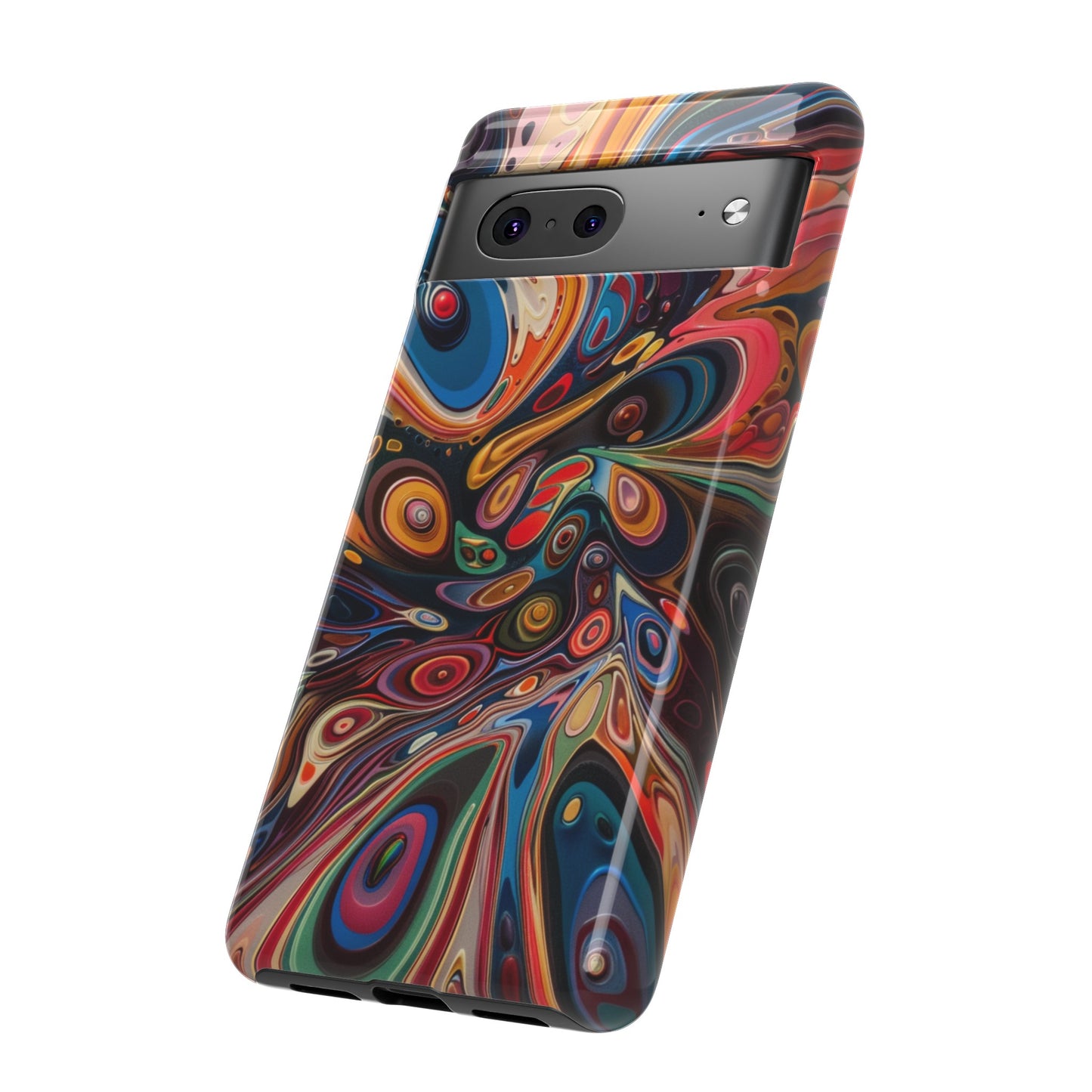 Artistic psychedelic phone case for Google Pixel case