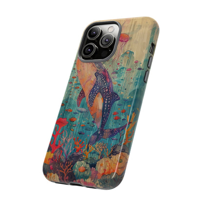 Whale Shark, Turtle, Manta Ray Phone Case