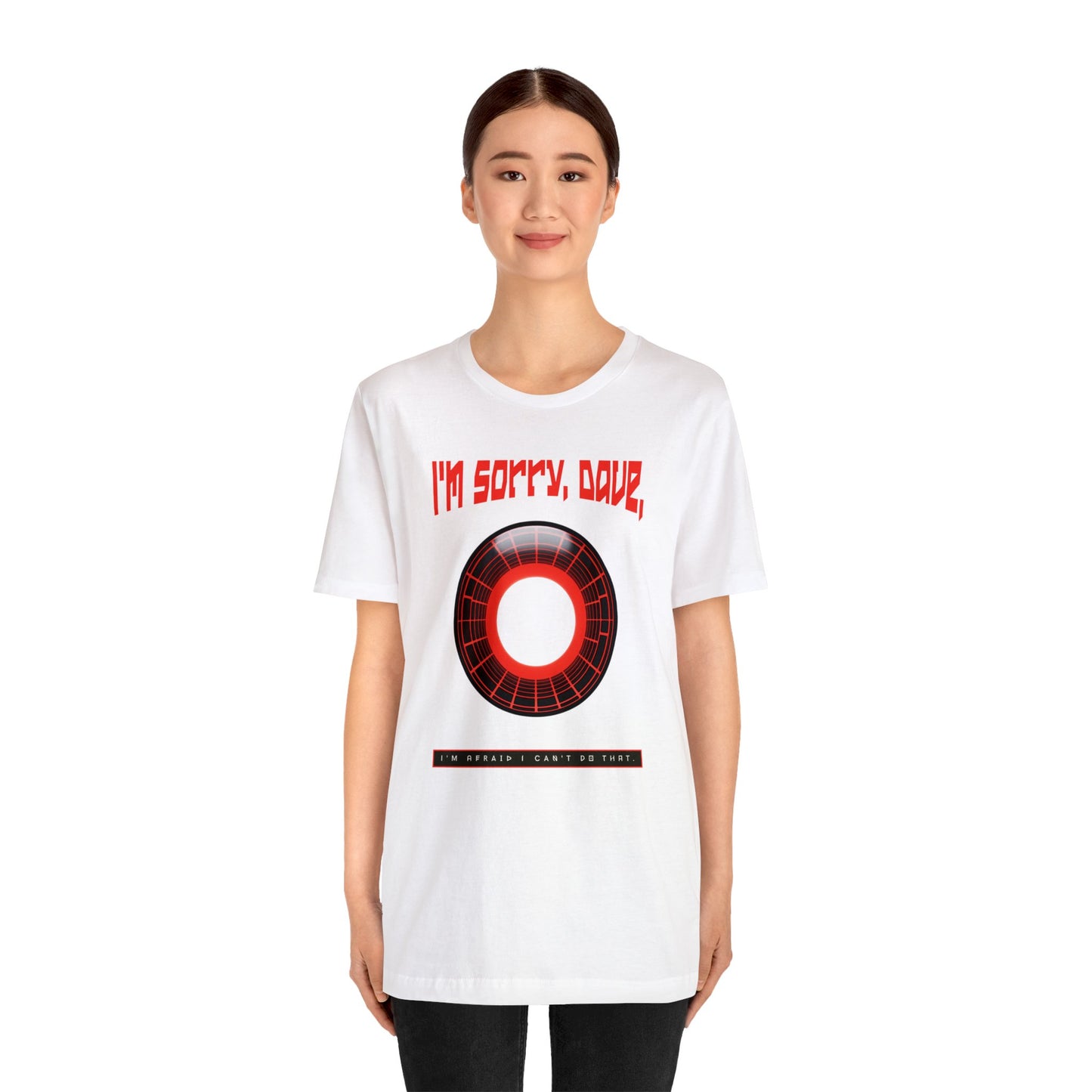 2001: A Space Odyssey Quote Tee - Classic Sci Fi Unisex Cotton Shirt with Iconic AI Line t-Shirt