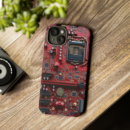 Open Circuit Naked Motherboard Technology Phone Case