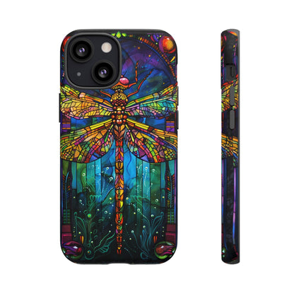 Art Deco Stained Glass Dragonfly Phone Cover