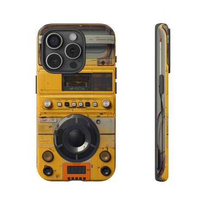 Cyberpunk Techno Gadget Walkman: Premium Phone Tough Case for iPhone, Samsung Galaxy, and Google Pixel