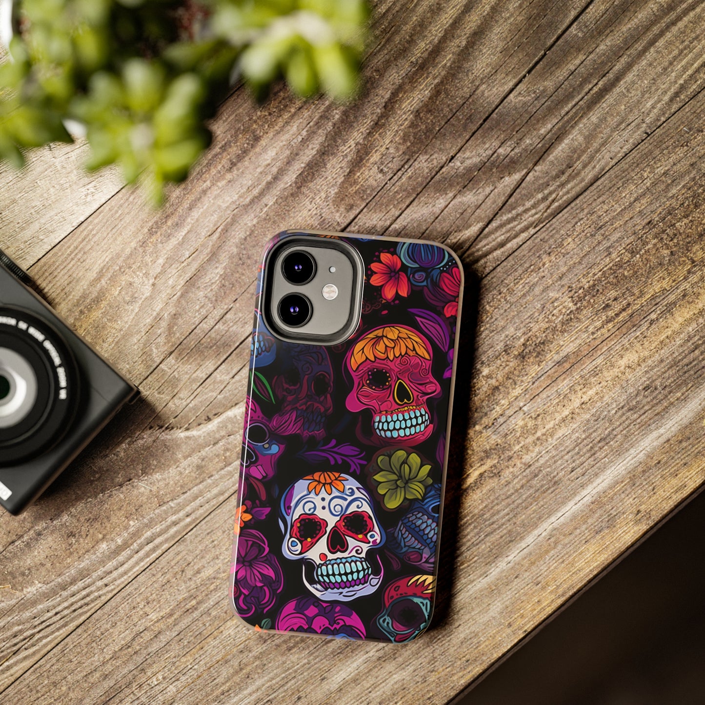 Sugar Skull iPhone Case | Day of the Dead Inspired Design for Halloween