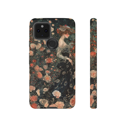 Art Nouveau French Floral Beauty Painting Phone Case