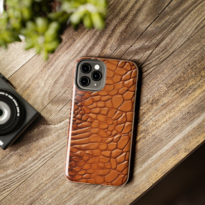 Faux Alligator Skin Textured look and style iPhone Case