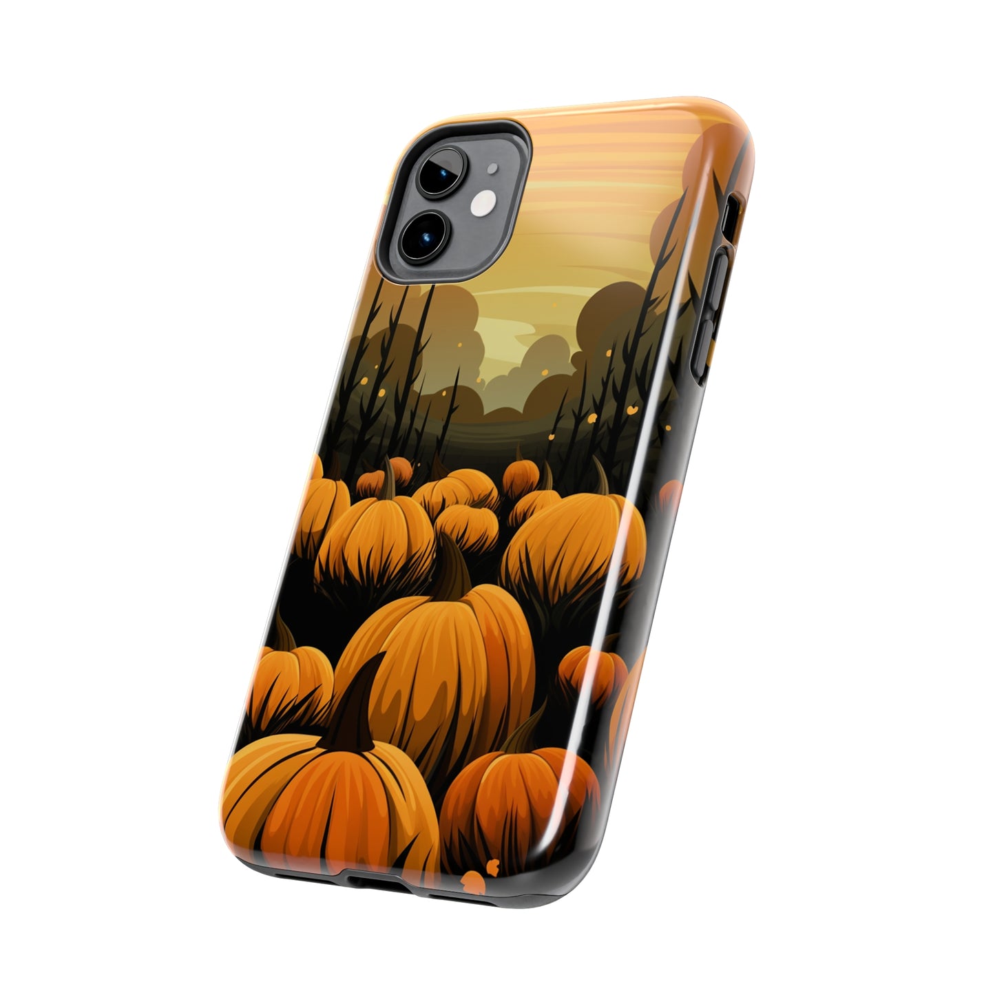 Halloween Fall Pumpkins iPhone Case | Embrace the Spooky Autumn Vibes