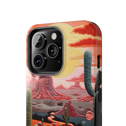 Cactus Desert Sunset Phone Case