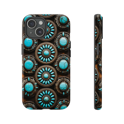 Turquoise iPhone Case