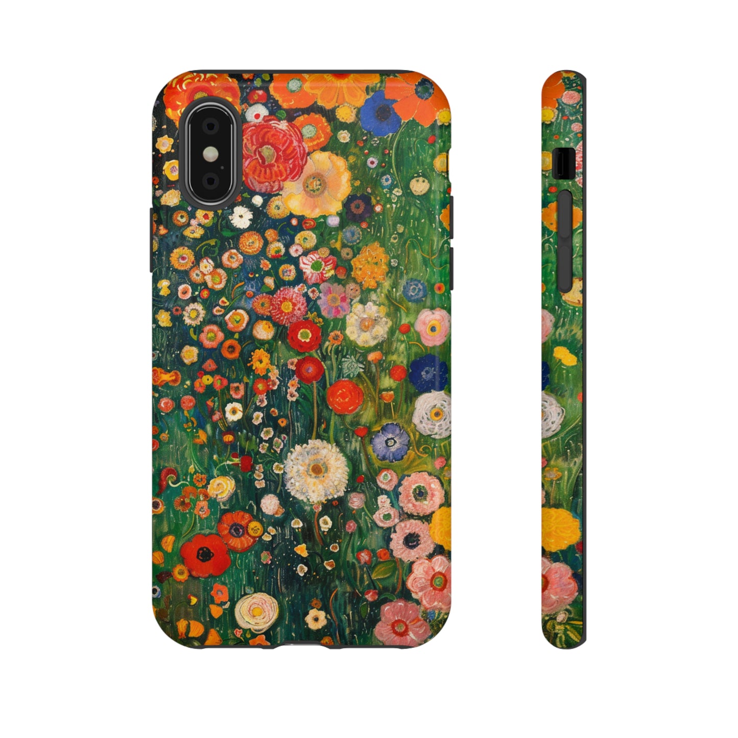 Gustav Klimt Style Flower Garden Painting Phone Case