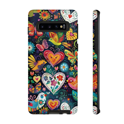 Floral Butterfly Magic Hearts Phone Case