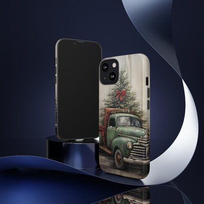 Christmas Pickup Truck Phone Case for iPhone