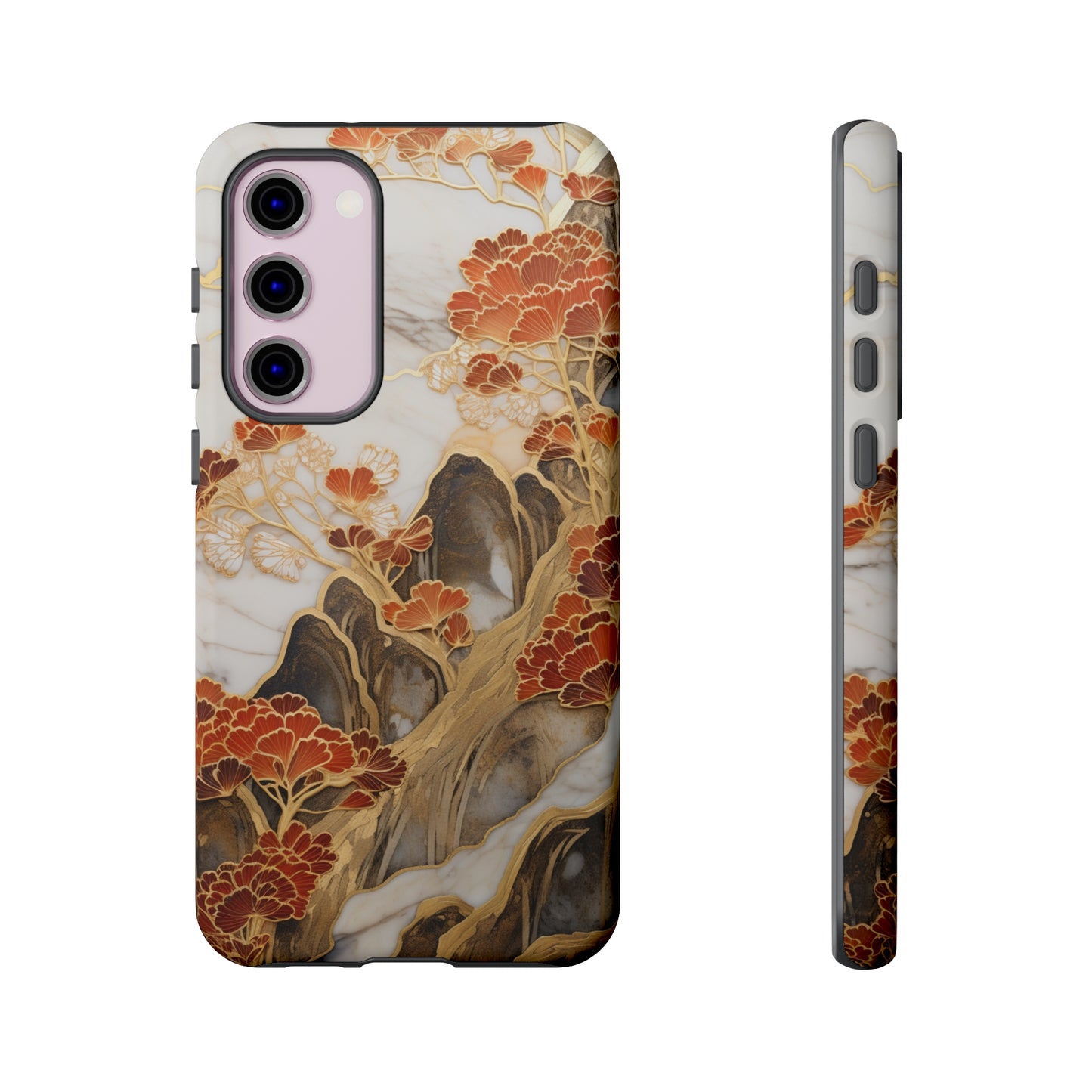 Chiyogami Floral Tough iPhone Case Galaxy S23 S22 S21 S20 Plus Ultra | Iphone 14 13 12 11 8 Pro Max Mini | Pixel 7 6 Pro 5 | Japanese Boho